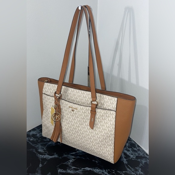 MICHAEL KORS Handbag Sullivan Large Shopper Tote Bag AUTHENTIC NWT -Minor Damage - Picture 8 of 14